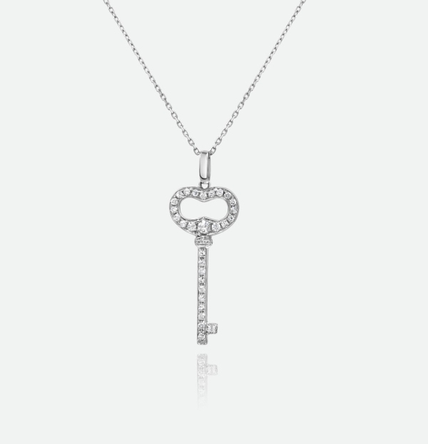 Diamond Key Necklace
