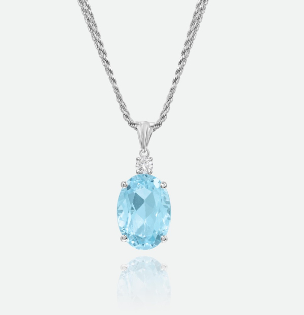 Blue Topaz Necklace