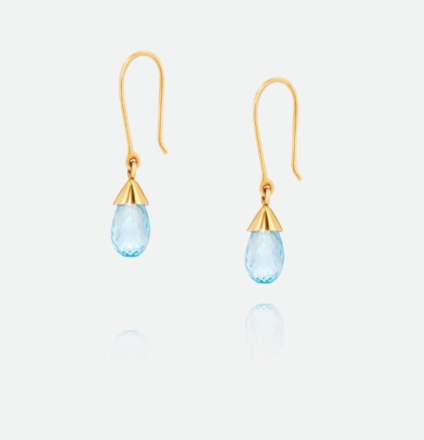 Blue Topaz Earrings