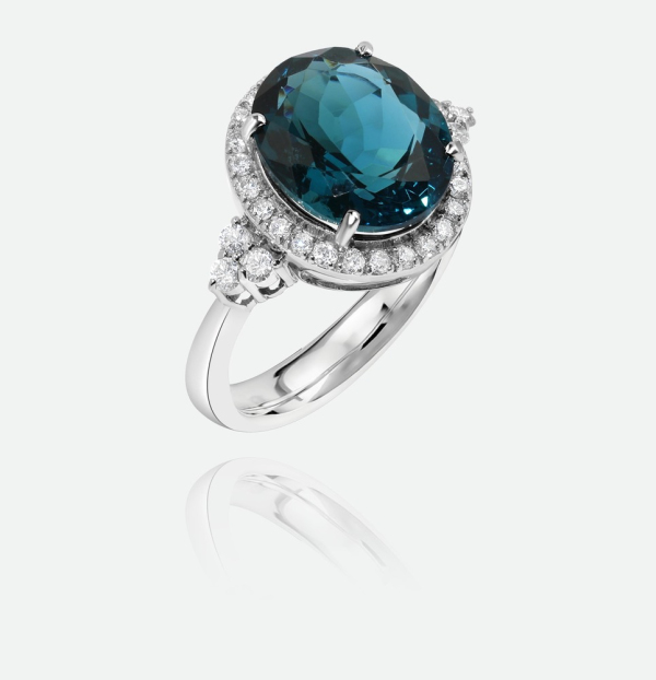London Blue Topaz Ring