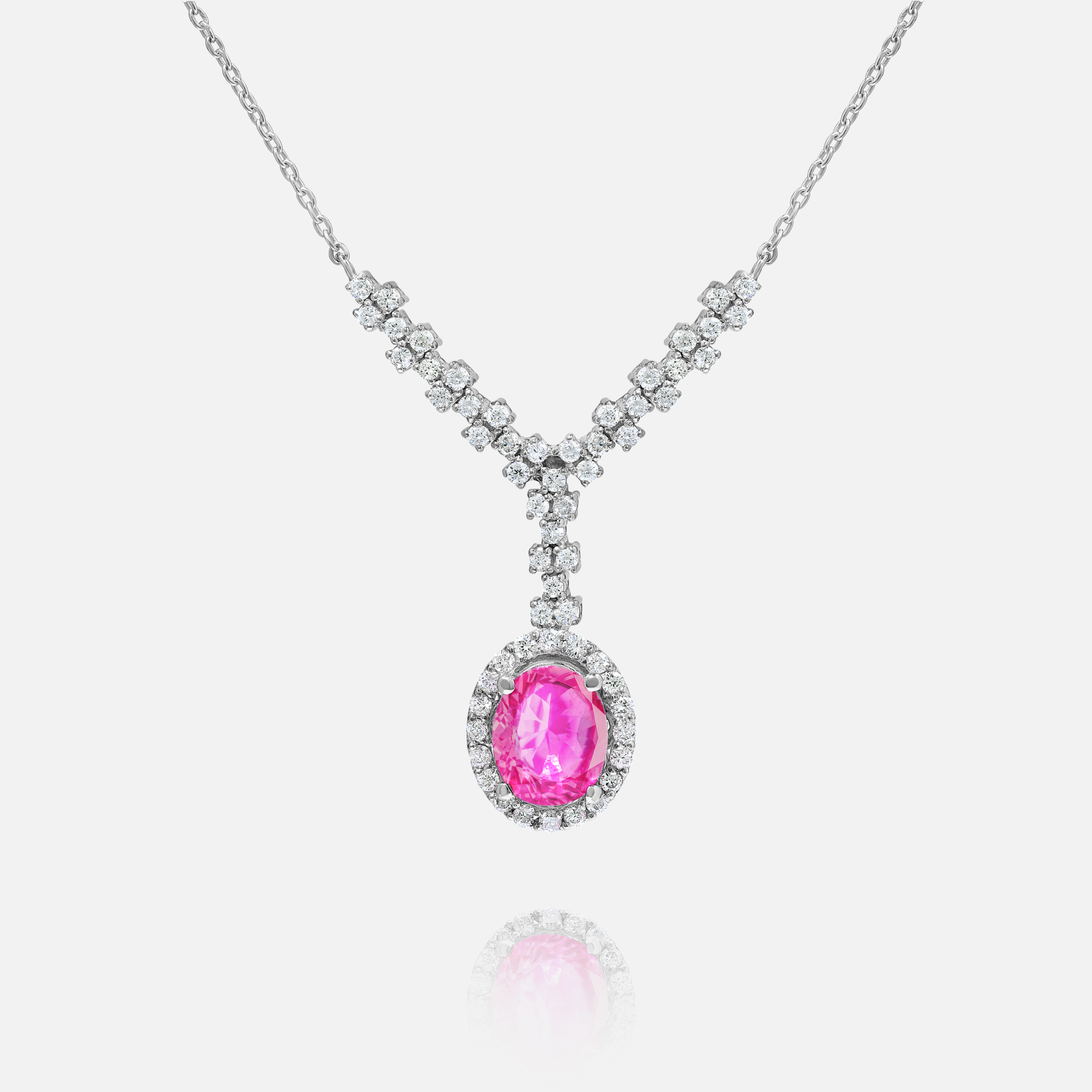Ruby 1.80 carats & Diamonds total 0.80 ct