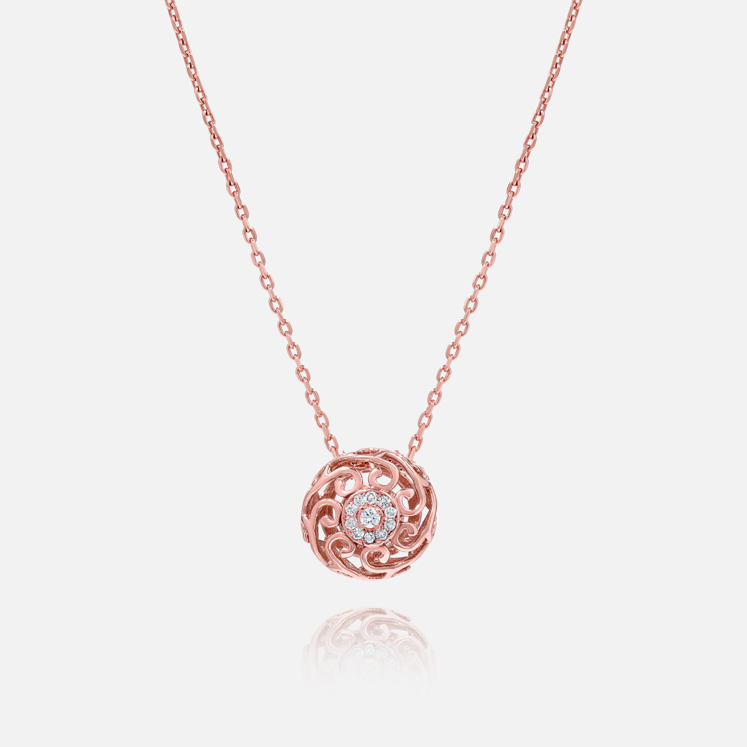 Diamonds total 0.11 ct