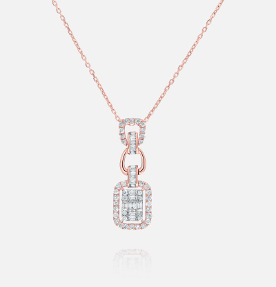 Diamonds total 0.74 ct